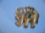 PRACHTIGE VINTAGE BROCHE  OLIFANT, Sieraden, Tassen en Uiterlijk, Antieke sieraden, Verzenden, Overige materialen, Broche