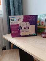 Avent dubbele borstkolf met extra spullen., Kinderen en Baby's, Ophalen of Verzenden, Gebruikt, Borstkolf