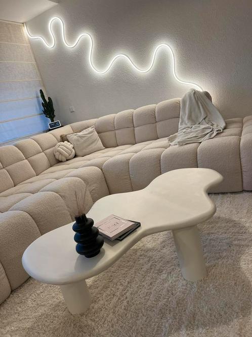 Organische salontafel, Huis en Inrichting, Tafels | Salontafels, Nieuw, Minder dan 50 cm, 50 tot 100 cm, 100 tot 150 cm, Ophalen