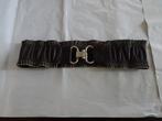 MARCCAIN chocolade bruine leren elastische riem ONE SIZE, Kleding | Dames, Riemen en Ceinturen, Verzenden, Echt leder, Nieuw, Marccain