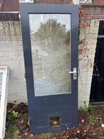 Buitendeur hardhout 2015 x 830 mm (hxb), Ophalen, Gebruikt, 80 tot 100 cm, Buitendeur