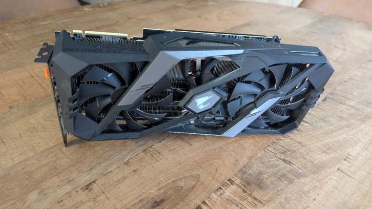 Gigabyte Aorus RTX 2080 8G, Computers en Software, Videokaarten, Gebruikt, Nvidia, PCI-Express 3.0, GDDR6, HDMI, DisplayPort, Ophalen of Verzenden