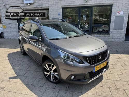 Peugeot 2008 1.2 PureTech Gt-Line Automaat Pano Leer, Auto's, Peugeot, Bedrijf, ABS, Airbags, Airconditioning, Android Auto, Bluetooth