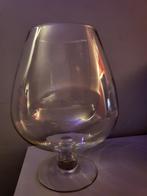 Glazen sier cognacglas, Ophalen, Gebruikt, Schaal, Rond