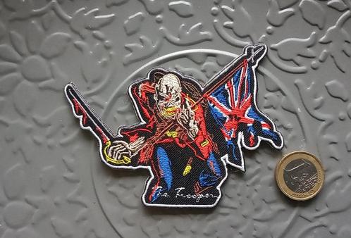 Iron Maiden erg  mooie shaped the Trooper patch 91, Verzamelen, Muziek, Artiesten en Beroemdheden, Nieuw, Kleding, Verzenden
