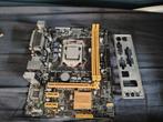 H81m plus met cpu en 4 gb ddr3, Ophalen, DDR3, Zo goed als nieuw, Micro-ATX