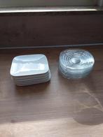 Gebaksbordjes glas en aardewerk, Huis en Inrichting, Gebruikt, Ophalen of Verzenden, Bord(en), Overige stijlen