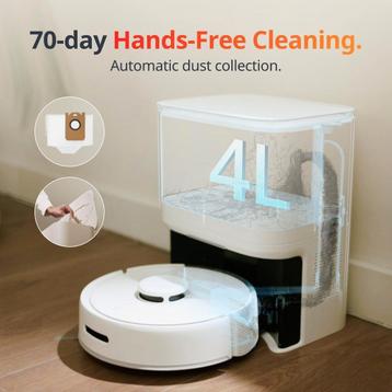 SwitchBot K10+ Mini Robotstofzuiger met Basisstation beschikbaar voor biedingen