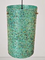 Vintage Hanglamp polyester sugar tube groen suiker ‘60, N, Vintage, Ophalen of Verzenden, N