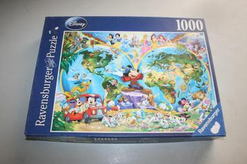 Legpuzzel Ravensburger - Disney's wereldkaart - 1000 st. beschikbaar voor biedingen