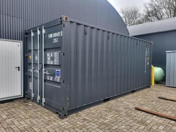 Zeecontainer 20ft/6meter, nieuw, antraciet RAL 7016 beschikbaar voor biedingen