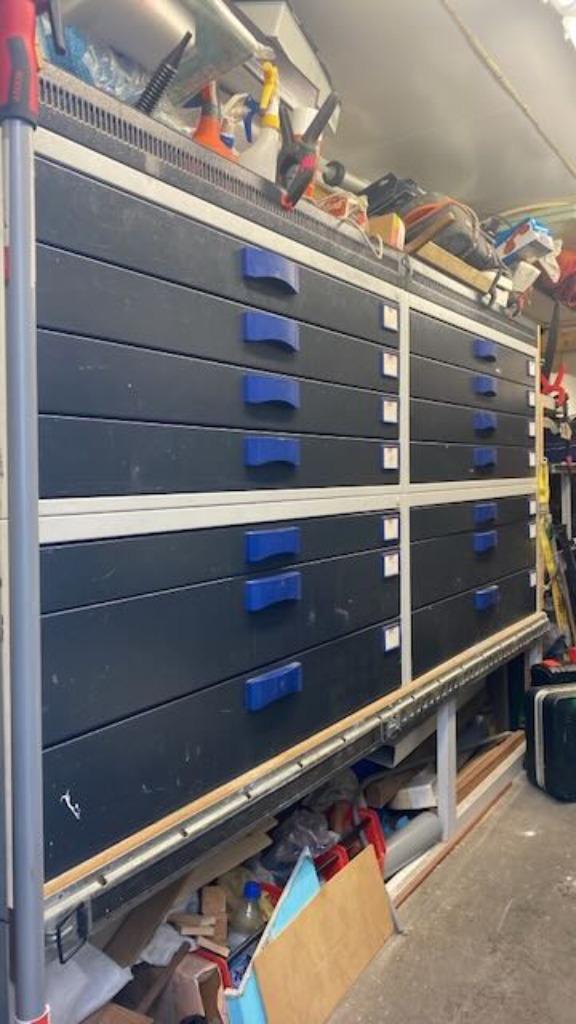 ladenkast gereedschap vr in de bus of aanhanger €1850,-, Doe-het-zelf en Verbouw, Gereedschapskisten, Gebruikt, Ophalen
