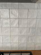 Tegels glanzend wit ongeveer 130 stuks, Nieuw, Minder dan 5 m², Wandtegels, Keramiek