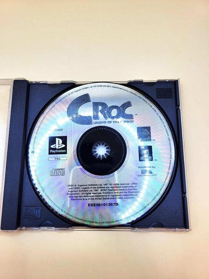 Croc: Legend of the Gobbos PS1 (Disc Only), Spelcomputers en Games, Games | Sony PlayStation 1, Zo goed als nieuw, Avontuur en Actie