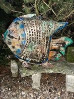 grote metalen vis windlicht 1.07 m lang, Ophalen, Gebruikt, Overige kleuren, Metaal