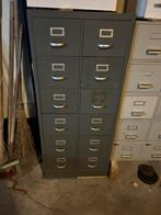 Gispen Vintage archiefkast, Ophalen, Gebruikt, 100 tot 150 cm, 50 tot 100 cm