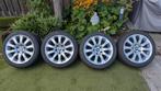 BMW 17 inch LM velgen met winterbanden, Motoren, Ophalen, Gebruikt