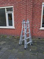 Euroline 4x5 ladder trap, Doe-het-zelf en Verbouw, Ladders en Trappen, Ophalen, Gebruikt, Trap, Opvouwbaar of Inschuifbaar