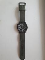 SEIKO Solar Chrono SSC137P1 (Militairy Watch), Kunststof, Gebruikt, Polshorloge, Ophalen of Verzenden