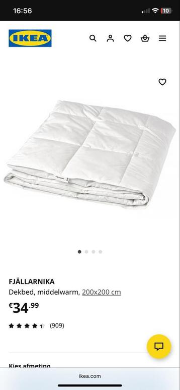 Dekbed - 200x200 cm nieuw nog in verpakking beschikbaar voor biedingen