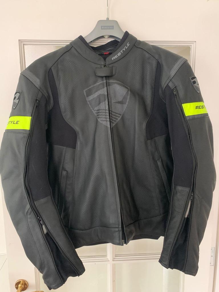 Leren Motorjas Restyle 58, Motoren, Kleding | Motorkleding, Jas | leer, Heren, Nieuw zonder kaartje, Ophalen