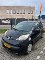 Peugeot 107 1.0 12V 3DR 2007 Zwart, Auto's, Peugeot, Voorwielaandrijving, Elektrische ramen, 4 stoelen, Origineel Nederlands