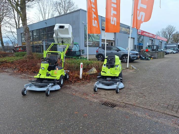 Grillo zitmaaier super vangende machines met stuur!!, Tuin en Terras, Zitmaaiers, Nieuw, 120 cm of meer, Ophalen of Verzenden