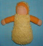 Bibi Waldorf POPJE oranje /geel Antroposofisch LEUK, Ophalen of Verzenden, Zo goed als nieuw, Overige typen