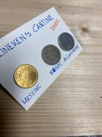 Heineken cantine penningen - tokens - Heineken bier, Ophalen of Verzenden, Vóór koninkrijk, Euro's