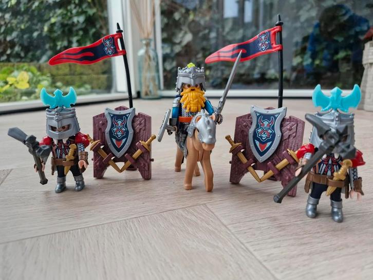 Playmobil Knights 9345 en 70739 Ridderset, Kinderen en Baby's, Speelgoed | Playmobil, Zo goed als nieuw, Ophalen of Verzenden