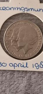 Rijksdaalder 1980 Kroningsmunt, Ophalen of Verzenden