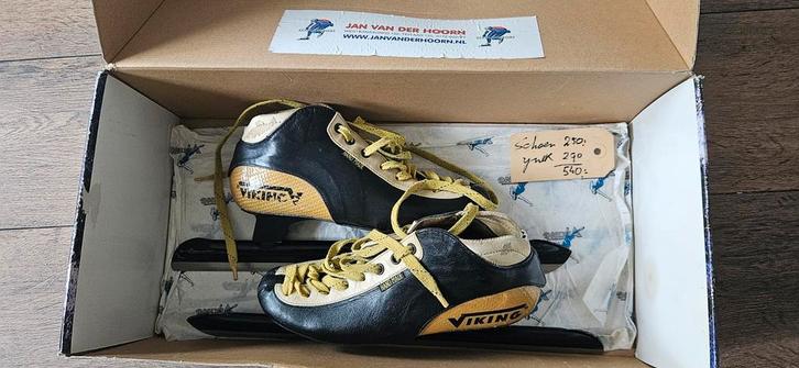 Klapschaatsen Viking Nagano Gold maat 37, Sport en Fitness, Schaatsen, Gebruikt, Noren, Viking, Ophalen of Verzenden