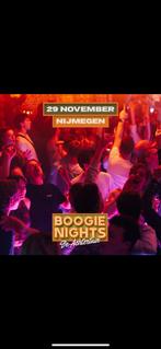 VANAVOND! Boogie nights nijmegen., Tickets en Kaartjes, Evenementen en Festivals, Twee personen
