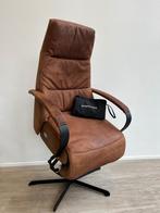 Prominent Sta Op E-100 Craft Op Accu Relaxfauteuil L Bruin, Verzenden, Minder dan 75 cm, Leer, Zo goed als nieuw