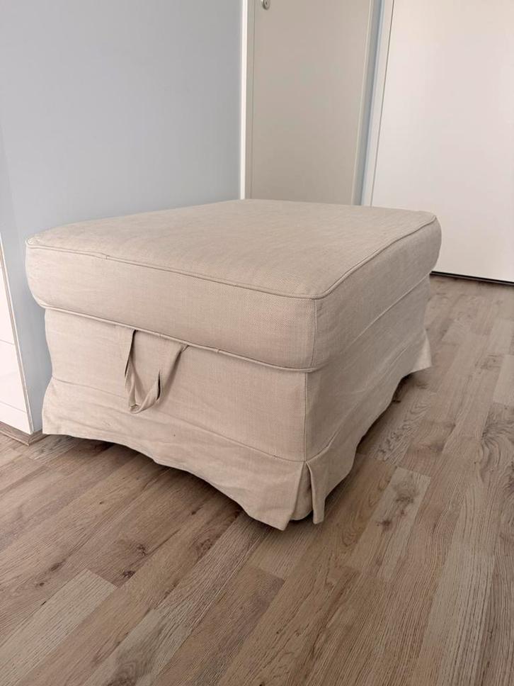 Ikea Ektorp hocker, Huis en Inrichting, Banken | Voetenbanken en Poefen, Zo goed als nieuw, 50 tot 75 cm, 75 tot 100 cm, Vierkant