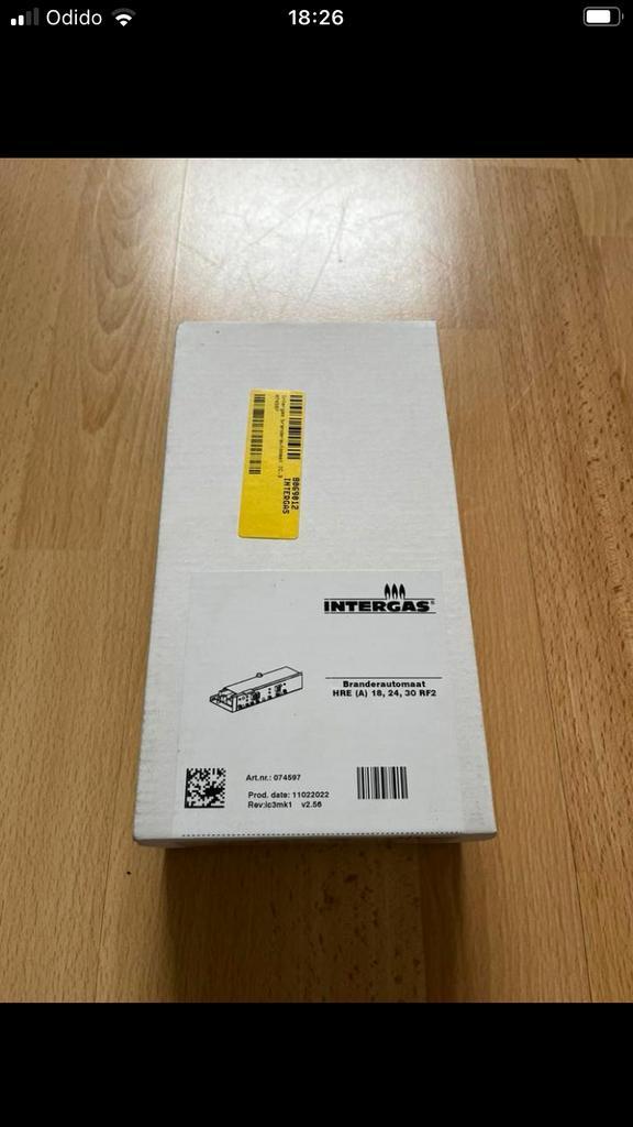 Intergas branderautomaat (nieuw), Doe-het-zelf en Verbouw, Verwarming en Radiatoren, Nieuw, Cv-ketel of Combi-ketel, Minder dan 30 cm