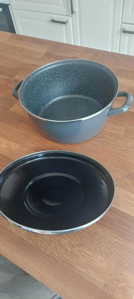 BK anti aanbak stoofpan, Huis en Inrichting, Keuken | Potten en Pannen, Zo goed als nieuw, Koekenpan of Braadpan, Ophalen of Verzenden