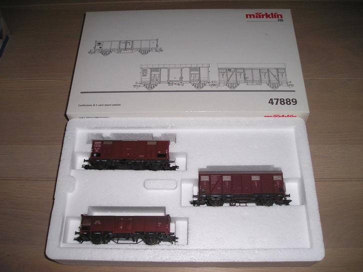 Marklin 47889, Italiaanse set, nieuw, Hobby en Vrije tijd, Modeltreinen | H0, Nieuw, Wagon, Wisselstroom, Märklin, Ophalen of Verzenden