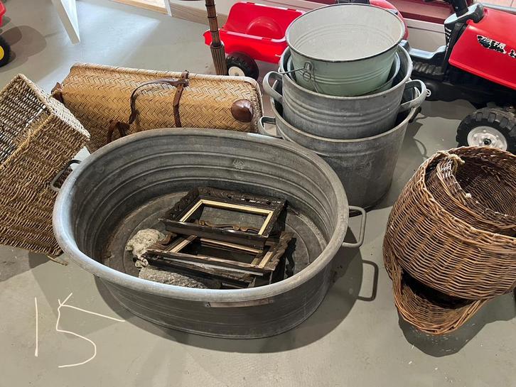 1 grote partij in 1 koop Brocante en Antiek., Huis en Inrichting, Keuken | Keukenbenodigdheden, Gebruikt, Ophalen