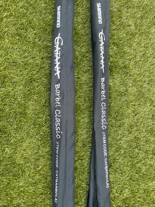 Shimano Catana barbel (barbeel) classic 2x, Watersport en Boten, Hengelsport | Karpervissen, Zo goed als nieuw, Werphengel, Ophalen of Verzenden