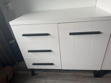 Commode - Wit met Zwart