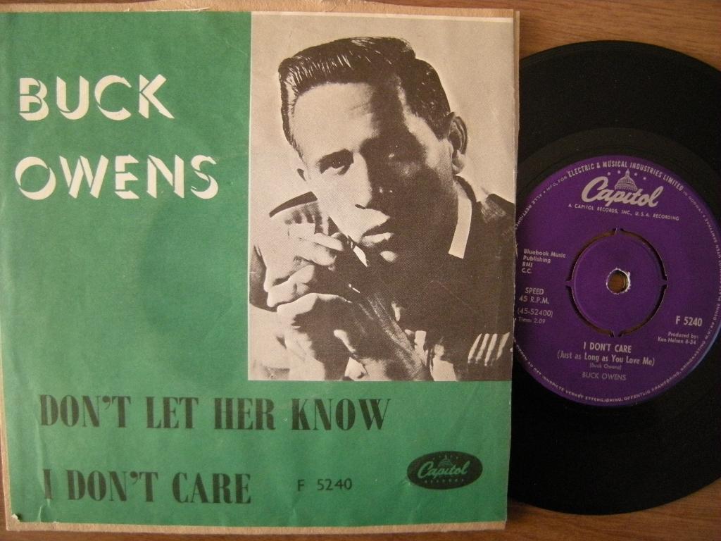 Buck Owens (I don't Care), Gebruikt, 7 inch, Single, Ophalen of Verzenden