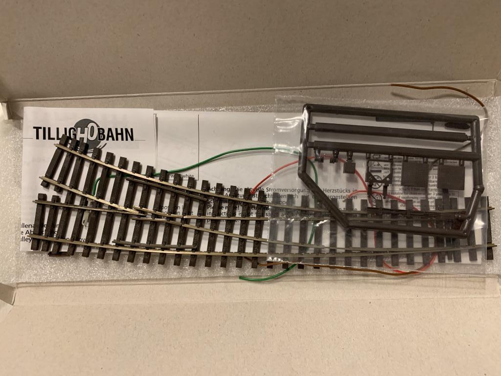 Tillig H0-ELITE 85363 Boogwissel rechts, Gelijkstroom, Rails, Ophalen of Verzenden, Zo goed als nieuw