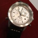 Christopher Ward Chronograaf - Bijna Nieuw, Sieraden, Tassen en Uiterlijk, Horloges | Heren, Overige merken, Leer, Staal, Polshorloge