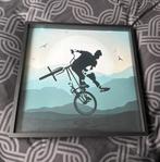 BMX Poster Ingelijst - 40x40 cm, Ophalen, Zo goed als nieuw, Foto of Poster, Minder dan 50 cm
