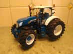 New holland T7.270 ros, Hobby en Vrije tijd, Modelauto's | 1:32, Ophalen of Verzenden