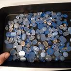 Prachtig lot blauw agaat cabochons, Sieraden, Tassen en Uiterlijk, Edelstenen, Ophalen of Verzenden