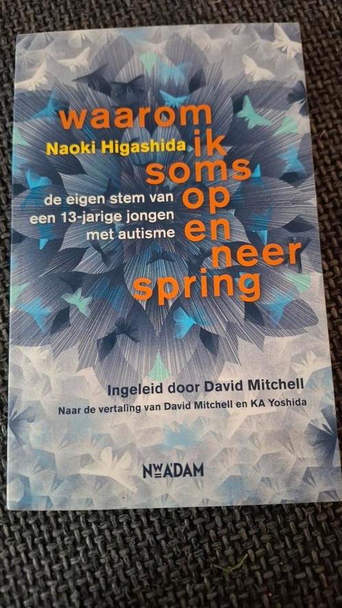 Naoki Higashida - Waarom ik soms op en neer spring, Boeken, Filosofie, Zo goed als nieuw, Ophalen of Verzenden