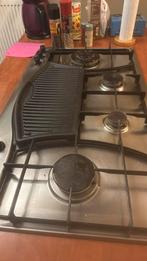 Kookplaat gas, Witgoed en Apparatuur, Kookplaten, 4 kookzones, Ophalen of Verzenden, Gas