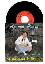 AD VAN HOORN 2 SINGELS, Cd's en Dvd's, Ophalen of Verzenden, Gebruikt, Overige formaten, Levenslied of Smartlap